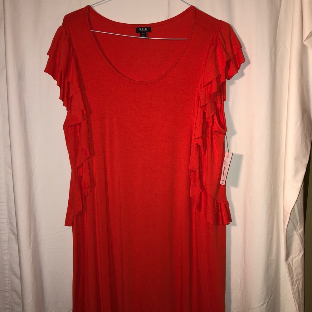 A.n.a orange dress NWT.